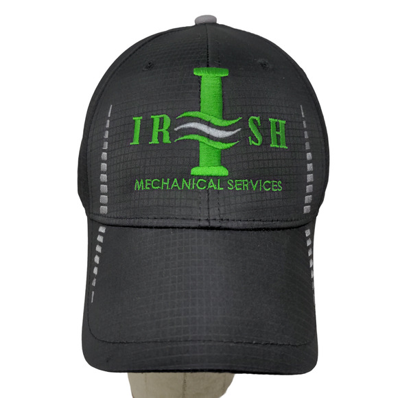 Cap America Golf Irish Mechanical Services Strapback Hat Black Adjustable - Picture 1 of 12